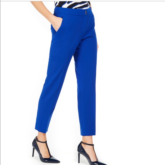 Calvin Klein NWT Blue Work Pants - Picture 3 of 6